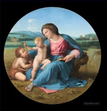 La Madonna Alba, maestro del Renacimiento, Rafael Pinturas al óleo